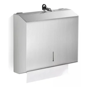 DISPENSADOR TOALLA INTERFOLIADA DE ACERO INOXIDABLE