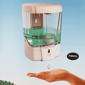 dispensador automatico 700 ml alcohol gel jabón