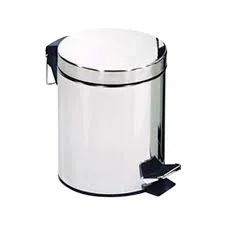 PAPELERO DE ACERO CON TAPA Y PEDAL 8L